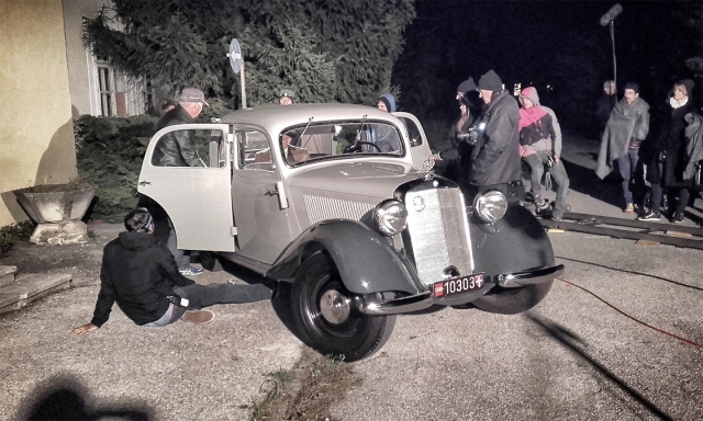 Dreharbeiten Universum Margarete Otillinger